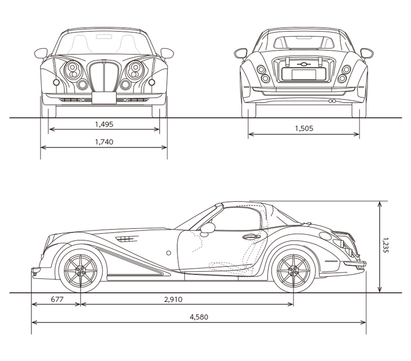 Illustration for article titled This Is Mitsuoka's Brand-New Miata-Based Roadster, The Himiko